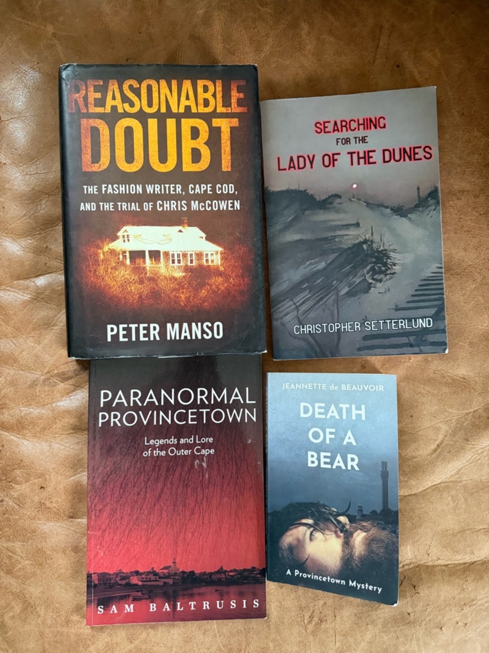 Lot of 4 Books Cape Cod Provincetown Themes Crime Paranormal Thriller